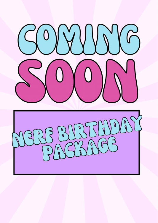 Nerf Birthday package