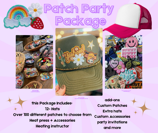 Patch Party Package for 12 - Rental