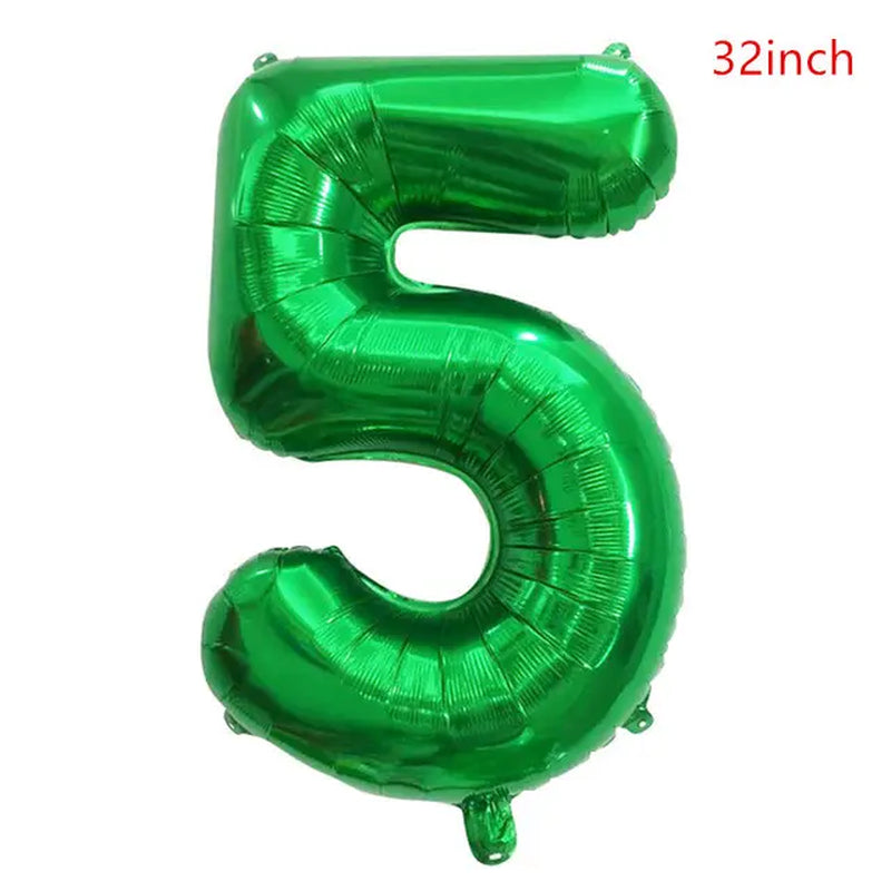 Digit Number Helium Foil Globos Football Balloons Trophy Ball Soccer Children'S Boy Birthday Party Decorations Kids Warehouse Item