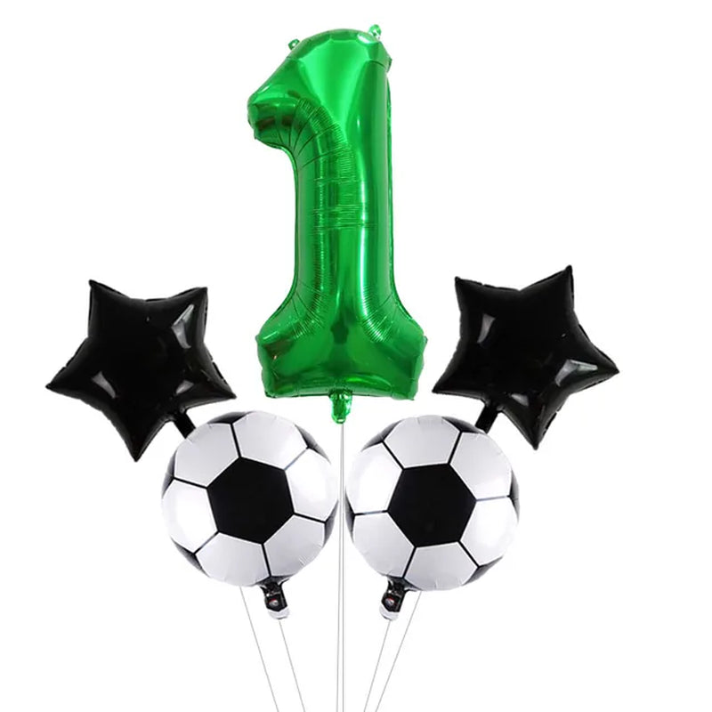 Digit Number Helium Foil Globos Football Balloons Trophy Ball Soccer Children'S Boy Birthday Party Decorations Kids Warehouse Item