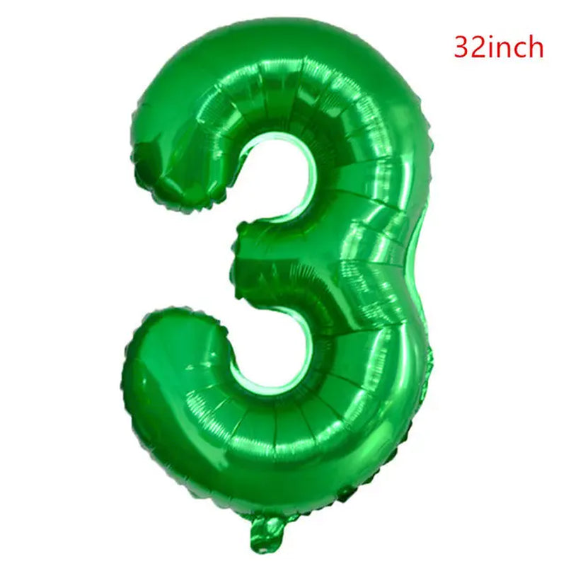 Digit Number Helium Foil Globos Football Balloons Trophy Ball Soccer Children'S Boy Birthday Party Decorations Kids Warehouse Item