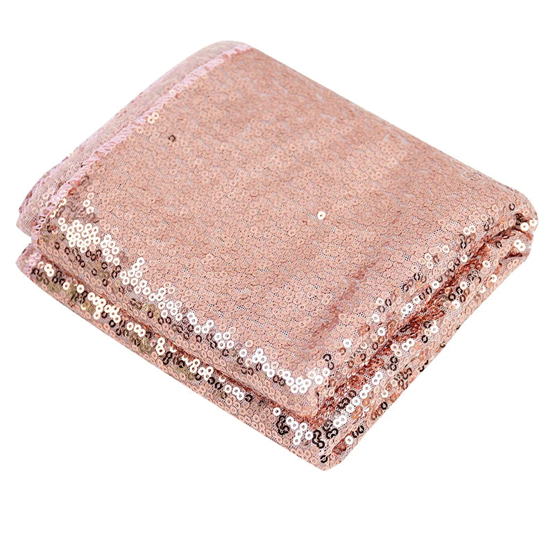 180X30Cm Sequin Table Runners Rose Gold Glitter Table Cover for Wedding Birthday Party Table Decorations Christmas Home Decor Warehouse Item