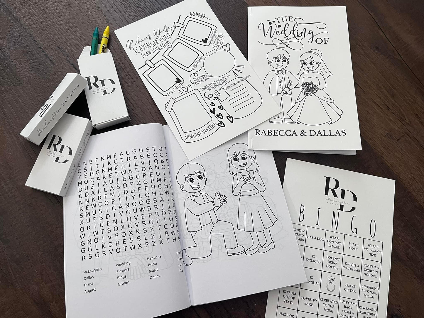 Wedding Colouring books