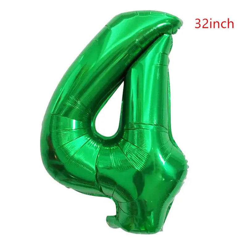 Digit Number Helium Foil Globos Football Balloons Trophy Ball Soccer Children'S Boy Birthday Party Decorations Kids Warehouse Item