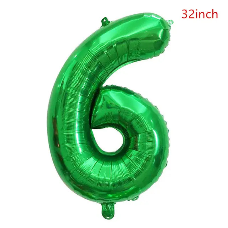 Digit Number Helium Foil Globos Football Balloons Trophy Ball Soccer Children'S Boy Birthday Party Decorations Kids Warehouse Item