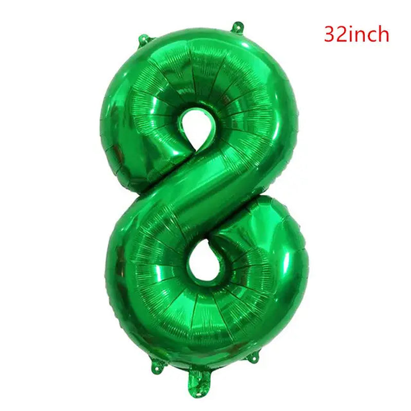 Digit Number Helium Foil Globos Football Balloons Trophy Ball Soccer Children'S Boy Birthday Party Decorations Kids Warehouse Item