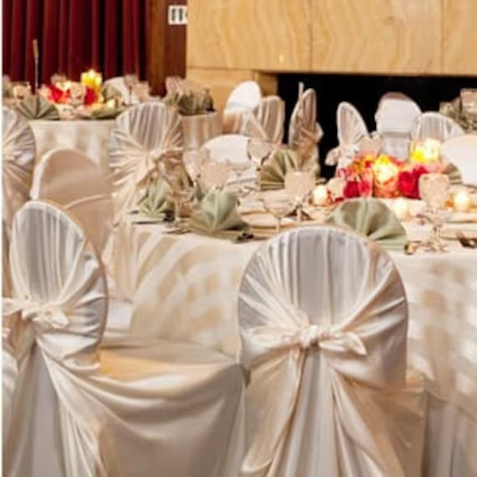 Pearl Chair Cover rental