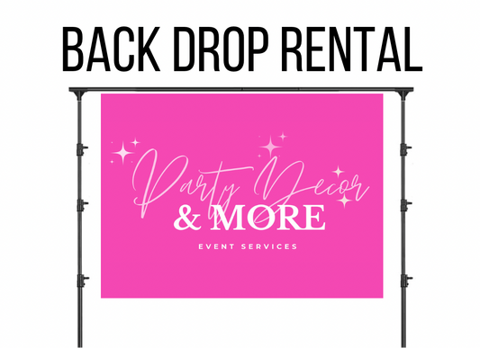 Back Drop stand Rental