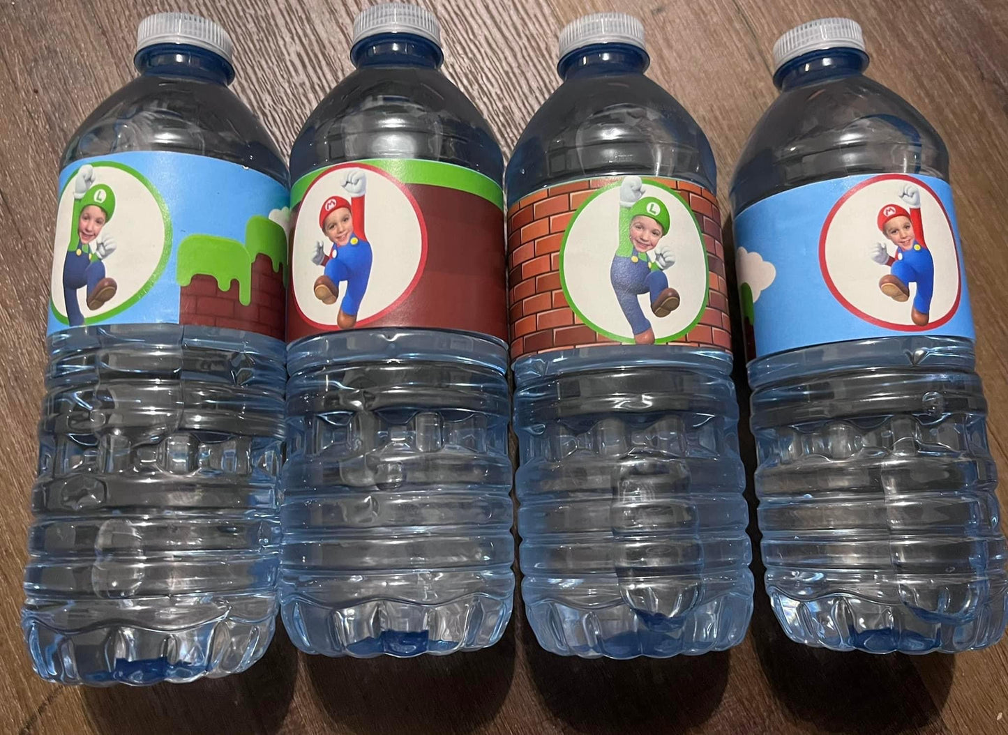 Water bottle labels