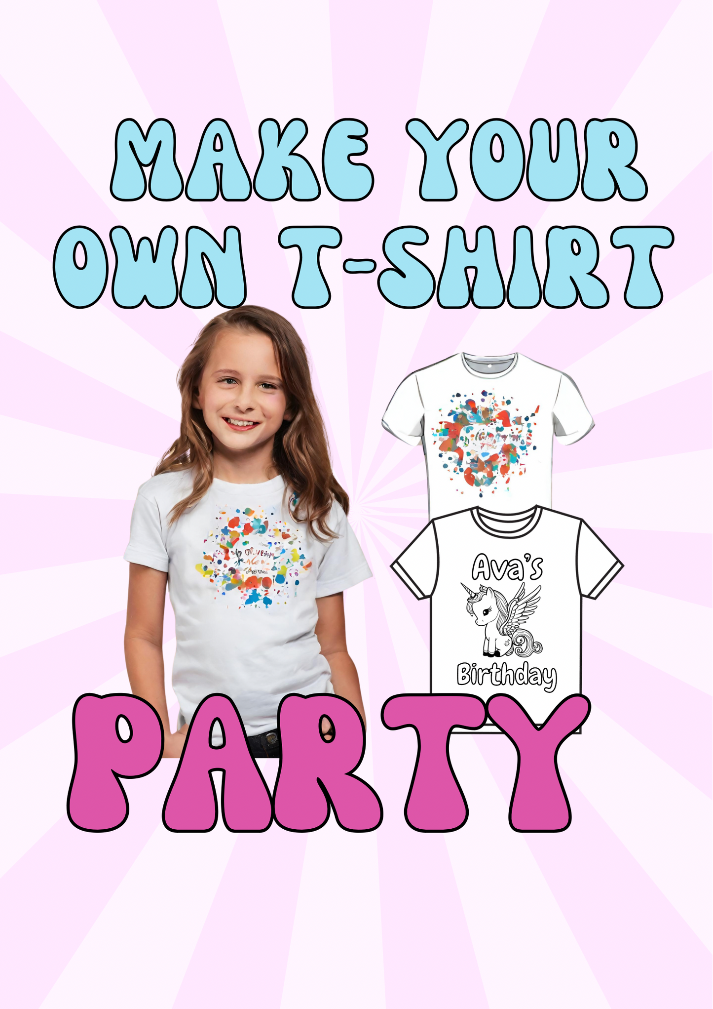 Kids Colour your Own Shirt