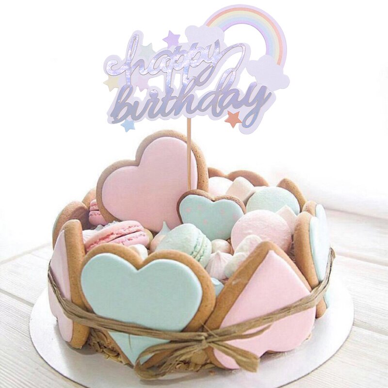 Happy birthday cake topper - Warehouse Item