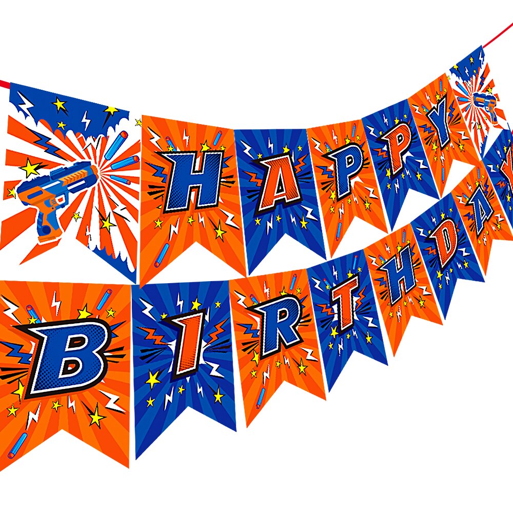 Happy Birthday banner Nerf - Warehouse Item