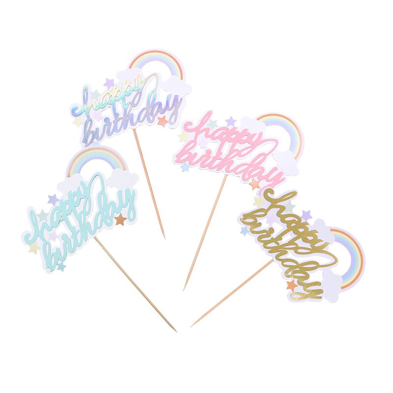 Happy birthday cake topper - Warehouse Item