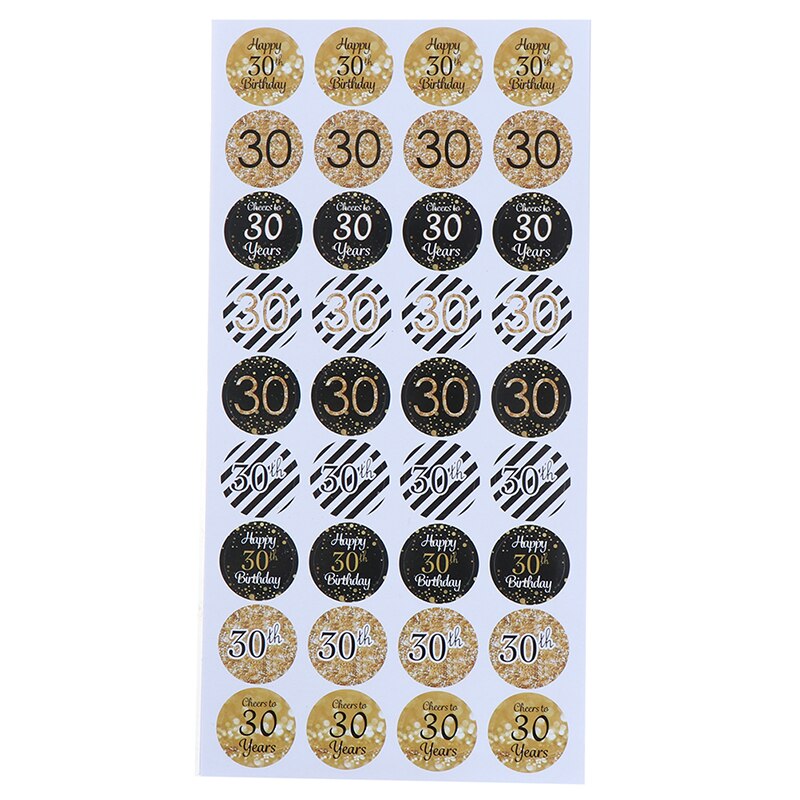 Birthday/Anniversary stickers - Warehouse Item