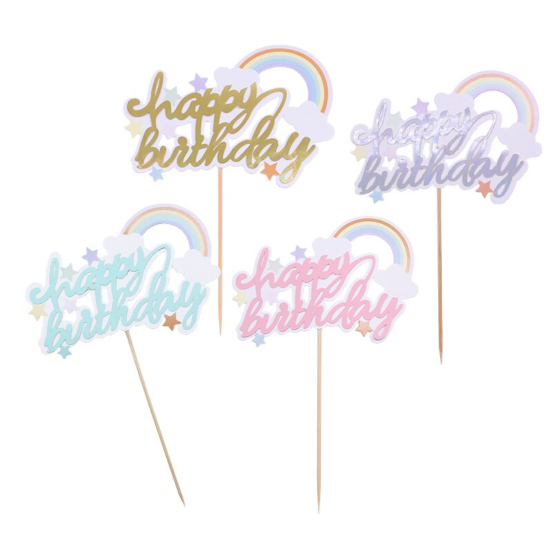 Happy birthday cake topper - Warehouse Item