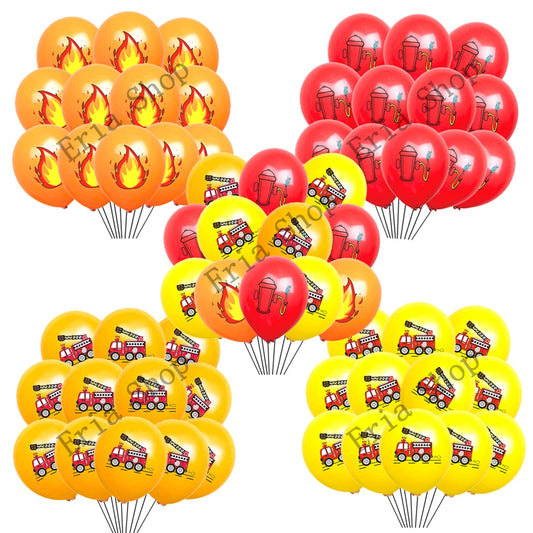 Fire truck Balloons - Warehouse Item