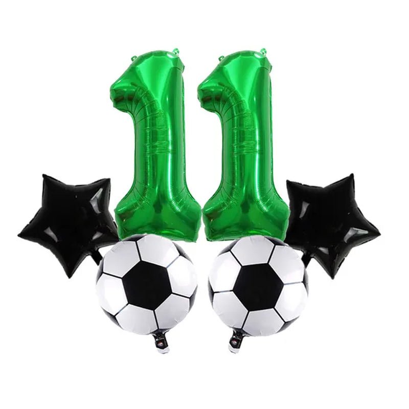 Digit Number Helium Foil Globos Football Balloons Trophy Ball Soccer Children'S Boy Birthday Party Decorations Kids Warehouse Item