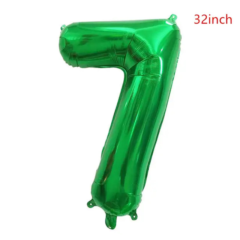 Digit Number Helium Foil Globos Football Balloons Trophy Ball Soccer Children'S Boy Birthday Party Decorations Kids Warehouse Item