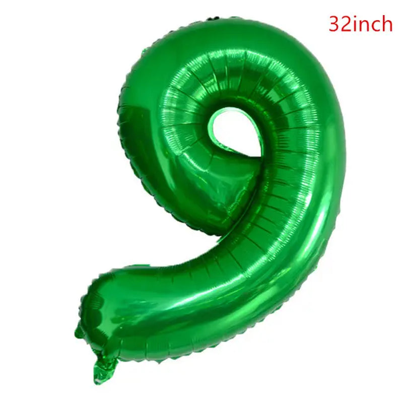 Digit Number Helium Foil Globos Football Balloons Trophy Ball Soccer Children'S Boy Birthday Party Decorations Kids Warehouse Item