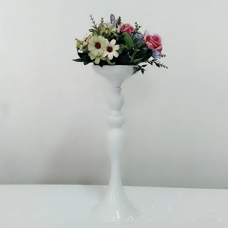 Metal Candle Holders Flowers Vase Candlestick Centerpieces Road Lead Candelabra Centerpieces Wedding Porps Christmas Decoration Warehouse Item