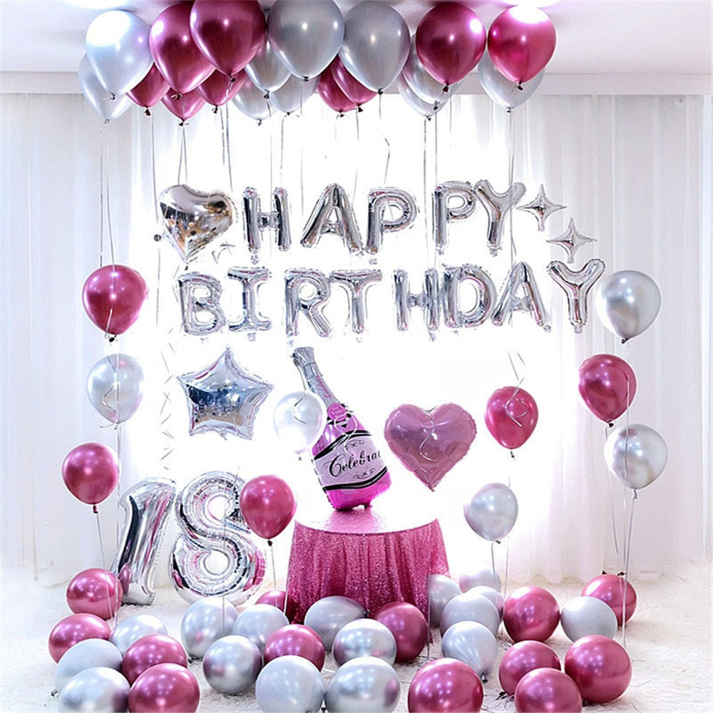 Happy Birthday Balloon Set - Warehouse Item