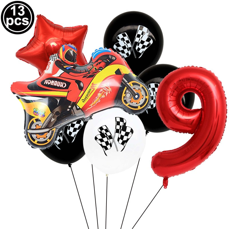 Motorcycle Balloon Bouquet - Warehouse Item