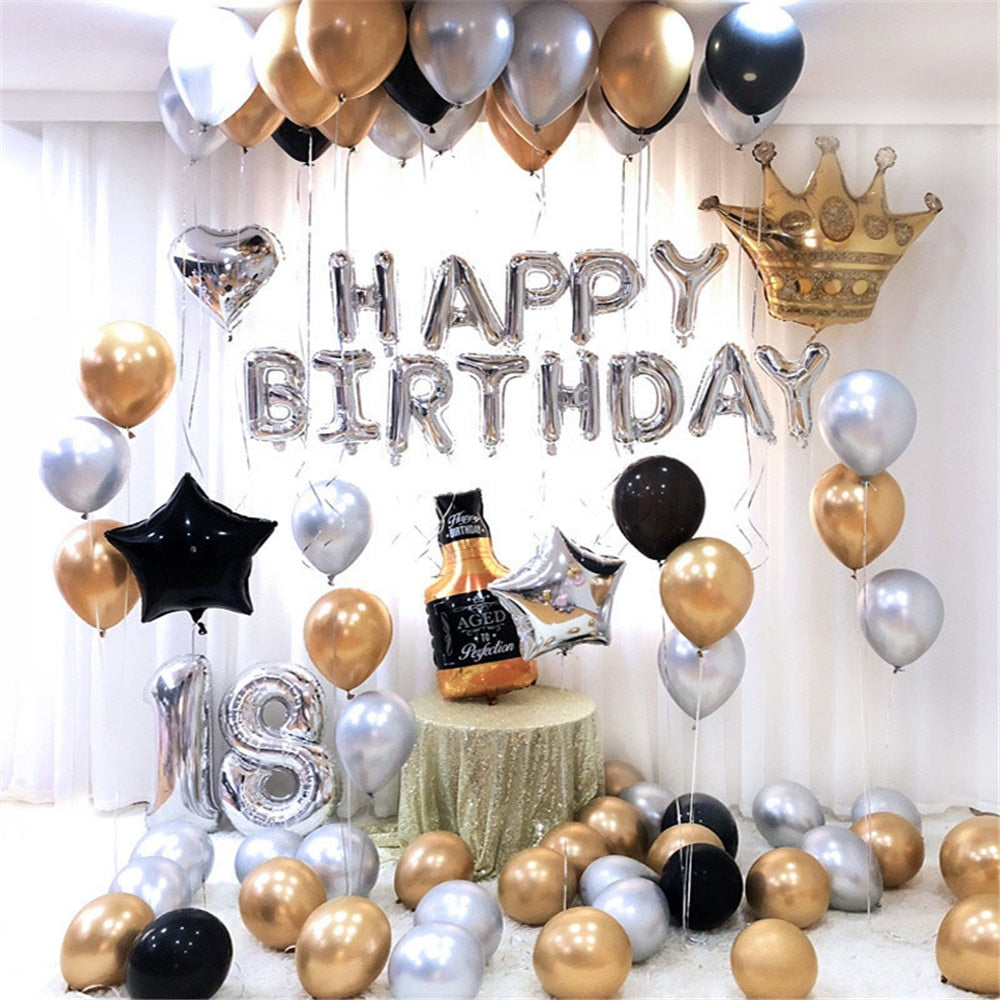 Happy Birthday Balloon Set - Warehouse Item