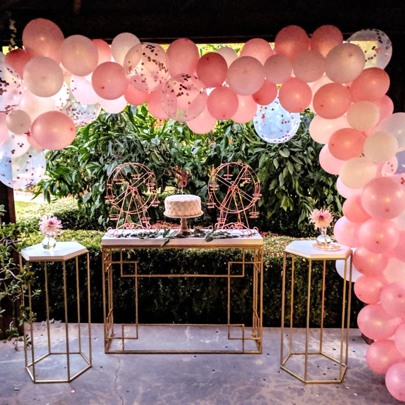 Rose Gold Balloon Garland - Warehouse Item