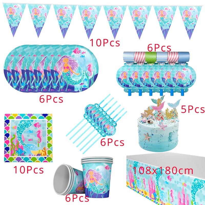 Mermaid Birthday Essentials - Warehouse Item