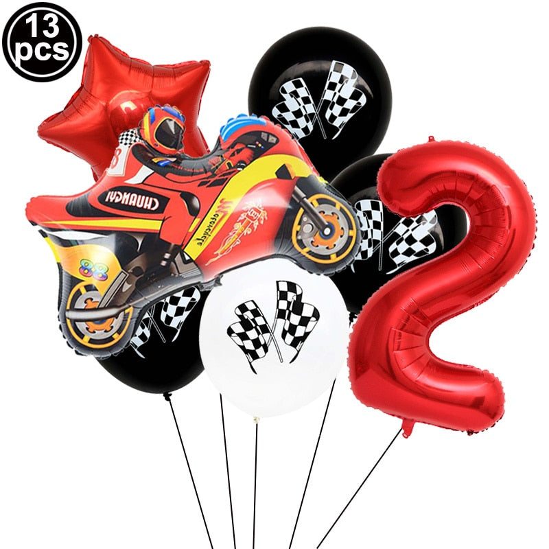 Motorcycle Balloon Bouquet - Warehouse Item