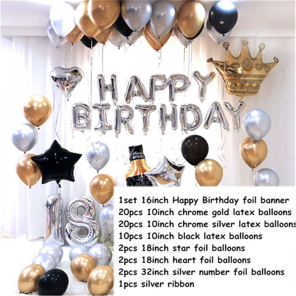 Happy Birthday Balloon Set - Warehouse Item