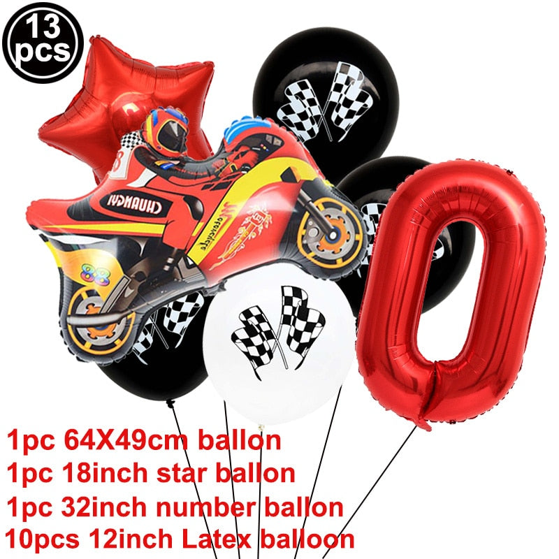 Motorcycle Balloon Bouquet - Warehouse Item