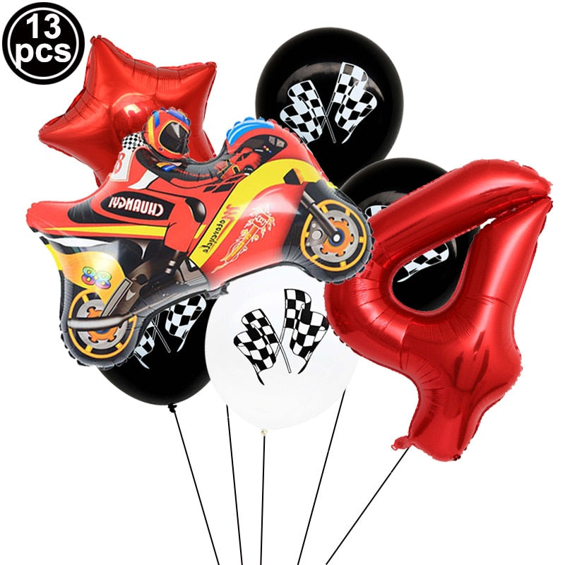 Motorcycle Balloon Bouquet - Warehouse Item