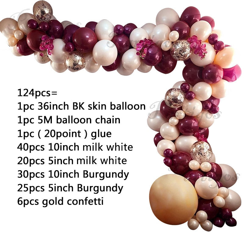 Pink, Gold & Burgundy Garland - Warehouse Item