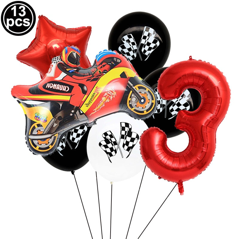 Motorcycle Balloon Bouquet - Warehouse Item