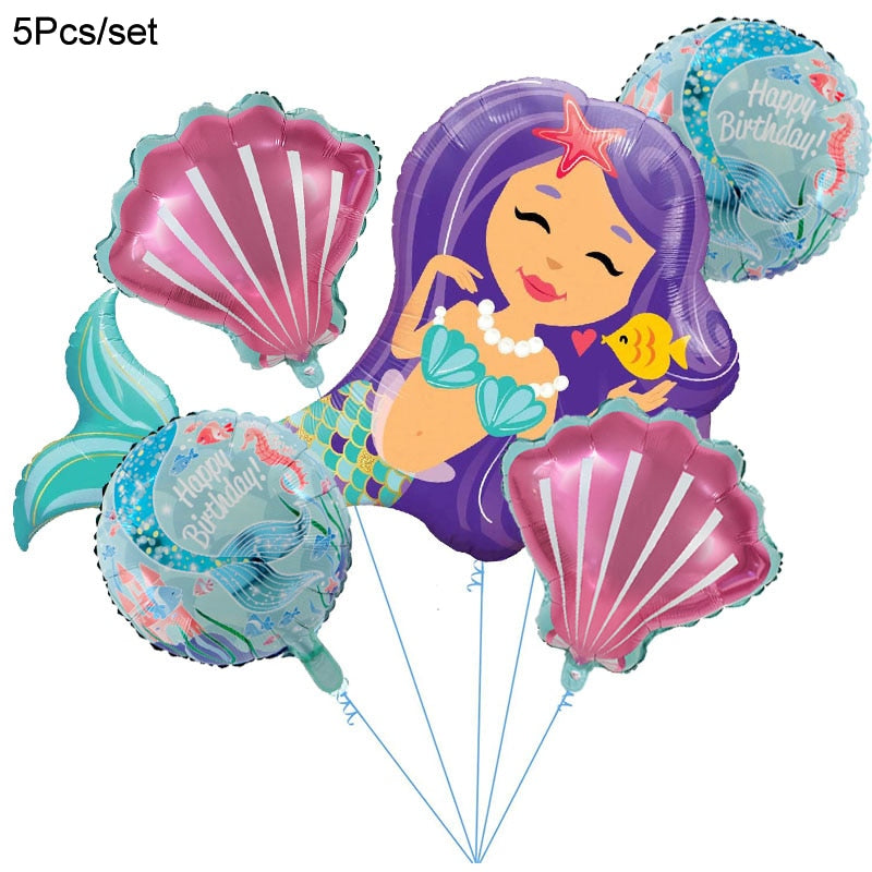 Mermaid Balloons - Warehouse Item