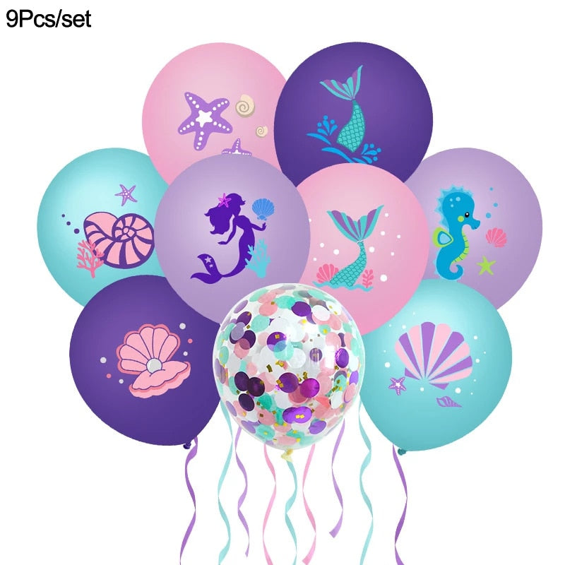 Mermaid Balloons - Warehouse Item