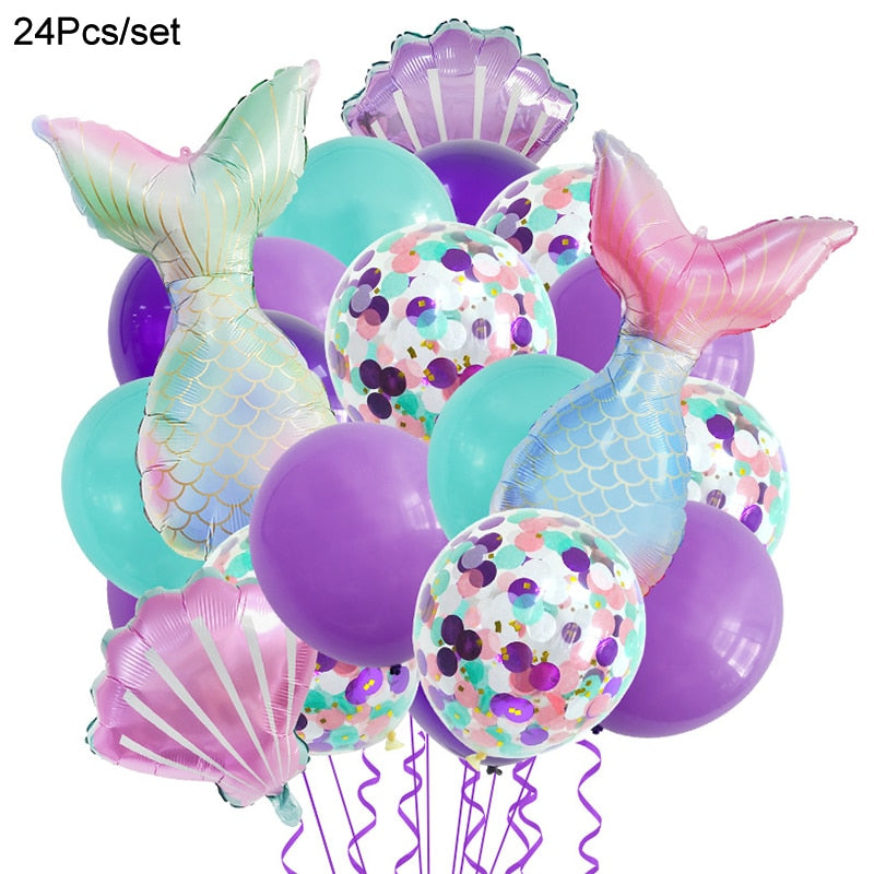 Mermaid Balloons - Warehouse Item